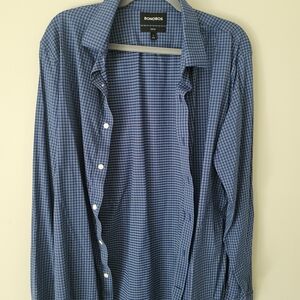 Bonobos Blue Checkered Men's Shirt